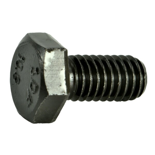 Midwest Fastener Class 10.9, M6-1.00 Hex Head Cap Screw, Plain Steel, 12 mm L, 25 PK 73748 - main